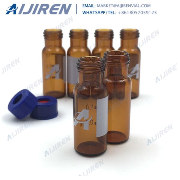 <h3>Certified screw thread vials, amber, 9 mm thread, 12 x 32 mm </h3>
